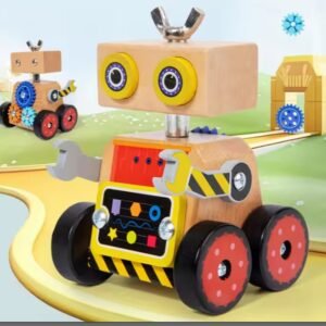 Robot de construcción de madera multifuncional